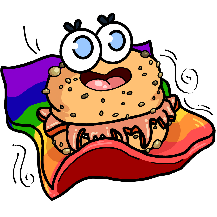 Pride Bagel Emote